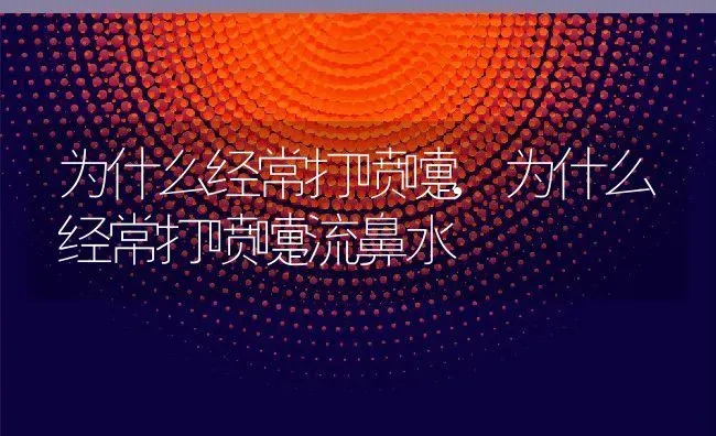 为什么经常打喷嚏,为什么经常打喷嚏流鼻水 | 养殖科普
