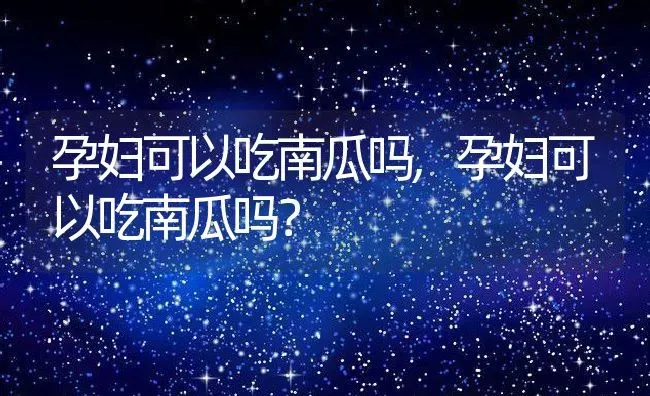 孕妇可以吃南瓜吗,孕妇可以吃南瓜吗？ | 养殖科普