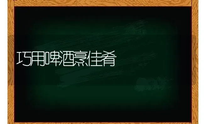 巧用啤酒烹佳肴 | 养殖技术大全