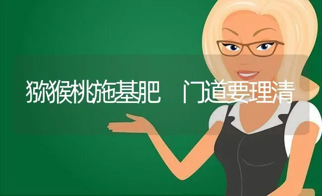 猕猴桃施基肥 门道要理清 | 养殖技术大全