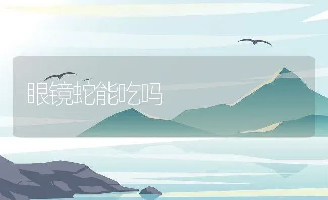 眼镜蛇能吃吗 | 养殖科普