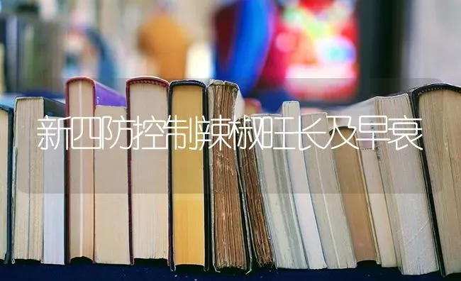 新四防控制辣椒旺长及早衰 | 养殖技术大全