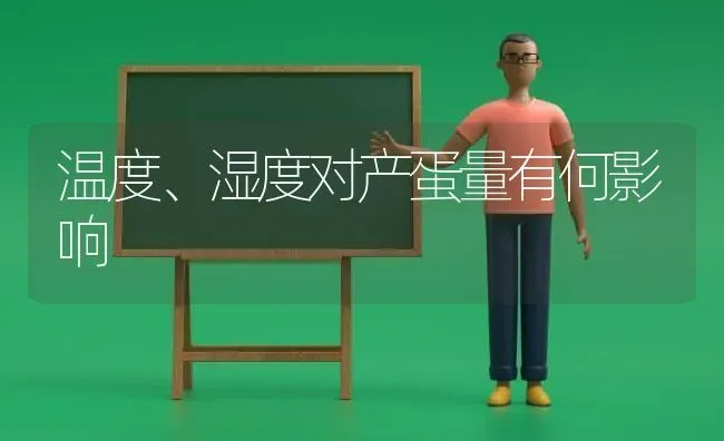 温度、湿度对产蛋量有何影响 | 养殖知识