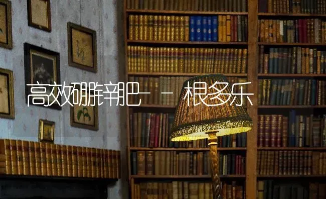 高效硼锌肥--根多乐 | 养殖知识