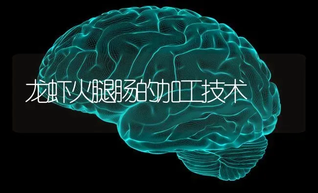 龙虾火腿肠的加工技术 | 养殖技术大全