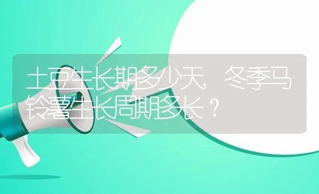 土豆生长期多少天,冬季马铃薯生长周期多长？ | 养殖科普