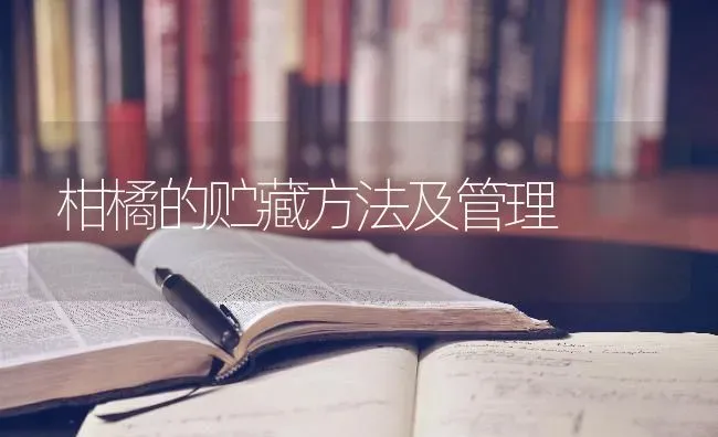 柑橘的贮藏方法及管理 | 养殖技术大全