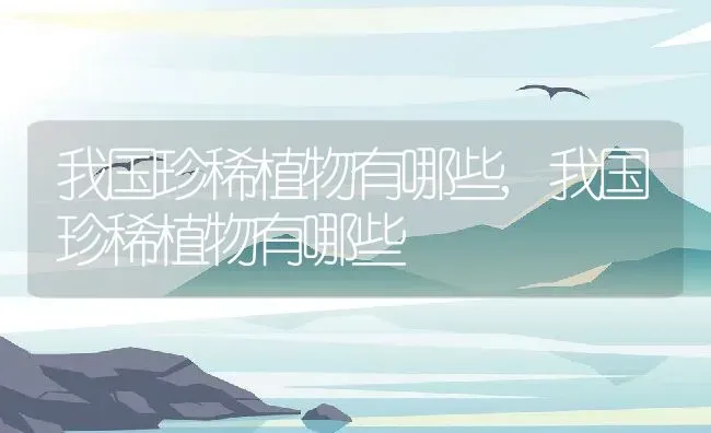我国珍稀植物有哪些,我国珍稀植物有哪些 | 养殖科普