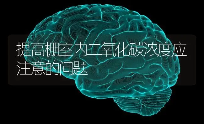 提高棚室内二氧化碳浓度应注意的问题 | 养殖知识