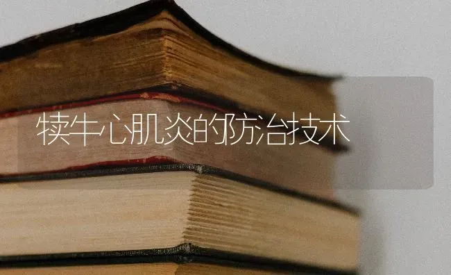 犊牛心肌炎的防治技术 | 养殖技术大全