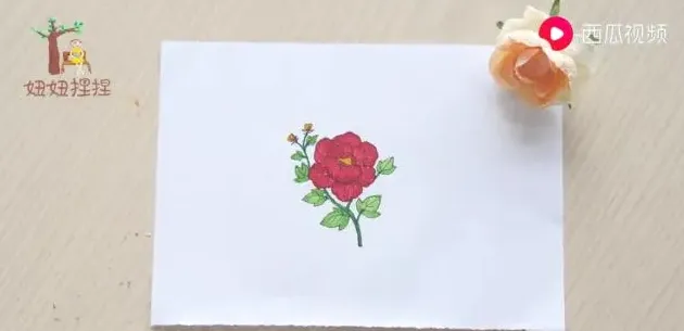 牡丹花怎么画,牡丹怎么画儿童版简笔画？