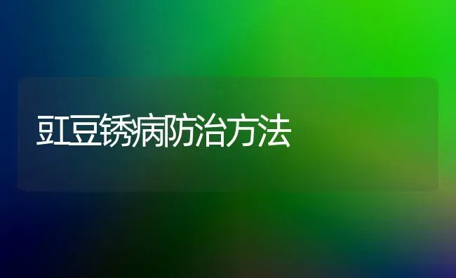 豇豆锈病防治方法 | 养殖知识