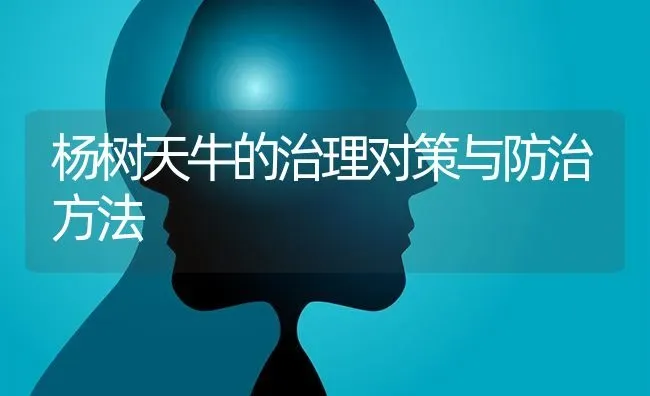 杨树天牛的治理对策与防治方法 | 养殖知识