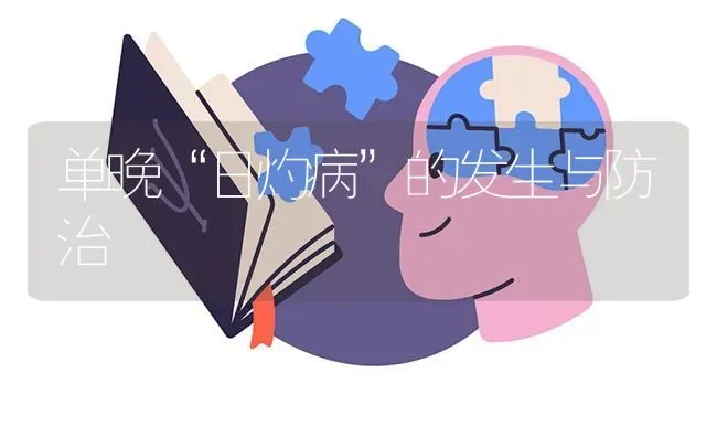 单晚“日灼病”的发生与防治 | 养殖技术大全