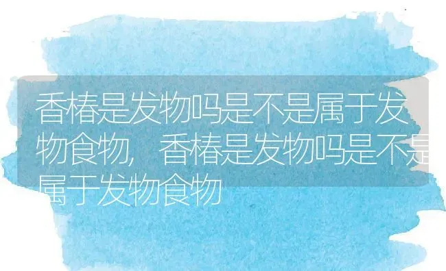 香椿是发物吗是不是属于发物食物,香椿是发物吗是不是属于发物食物 | 养殖学堂