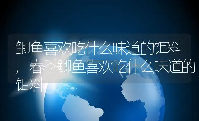 鲫鱼喜欢吃什么味道的饵料,春季鲫鱼喜欢吃什么味道的饵料 | 养殖科普