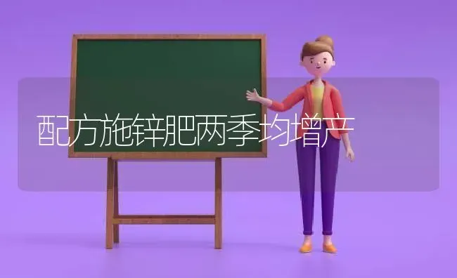 配方施锌肥两季均增产 | 养殖知识