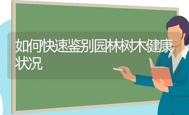 如何快速鉴别园林树木健康状况 | 养殖知识