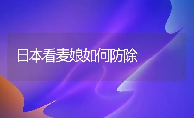 日本看麦娘如何防除 | 养殖技术大全