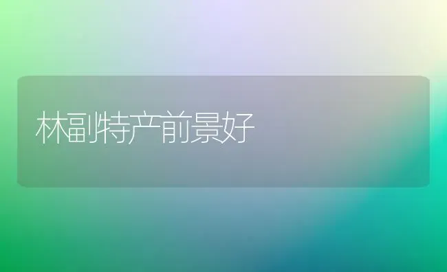 林副特产前景好 | 养殖技术大全