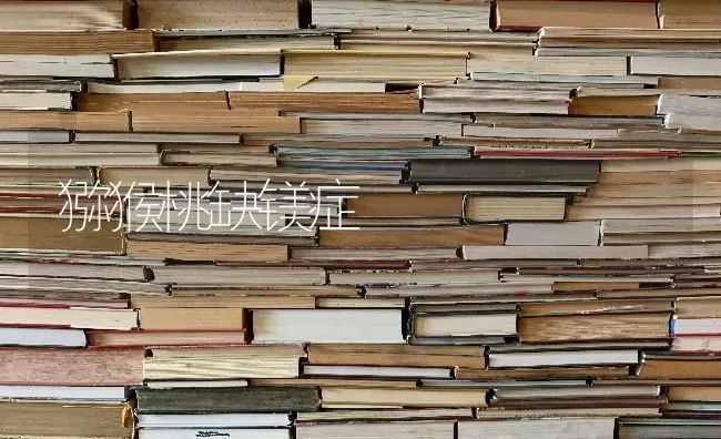 猕猴桃缺镁症 | 养殖知识