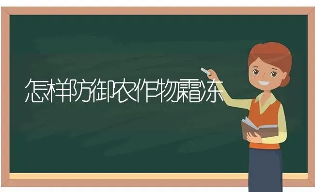 怎样防御农作物霜冻 | 养殖技术大全