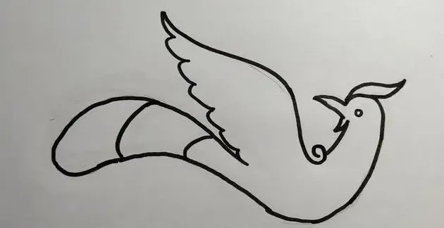 凤凰怎么画简单又漂亮,怎样画凤凰的简笔画？