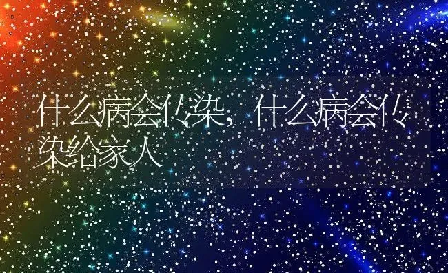 什么病会传染,什么病会传染给家人 | 养殖科普