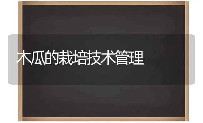 木瓜的栽培技术管理 | 养殖技术大全