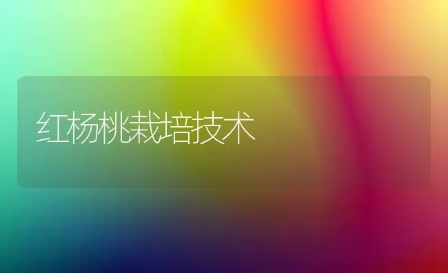 红杨桃栽培技术 | 养殖技术大全