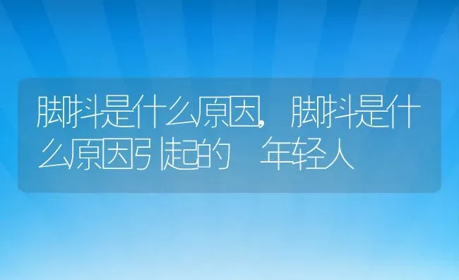 脚抖是什么原因,脚抖是什么原因引起的 年轻人 | 养殖科普