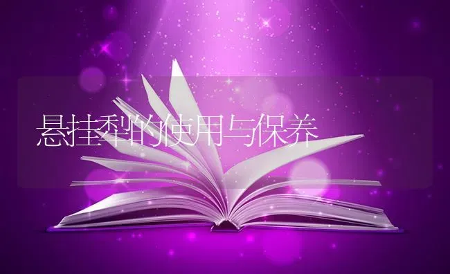 悬挂犁的使用与保养 | 养殖技术大全