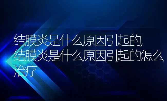 结膜炎是什么原因引起的,结膜炎是什么原因引起的怎么治疗 | 养殖资料