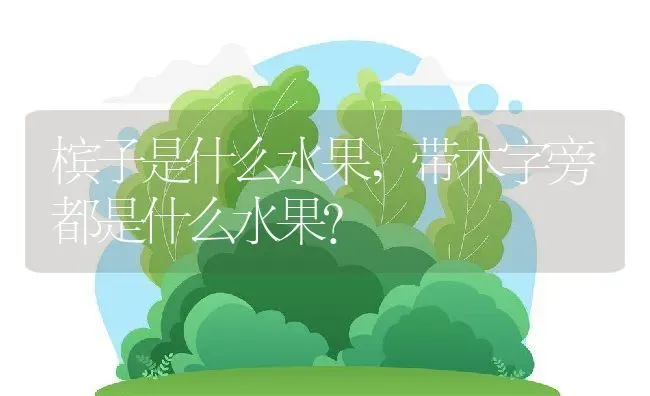 槟子是什么水果,带木字旁都是什么水果？ | 养殖科普