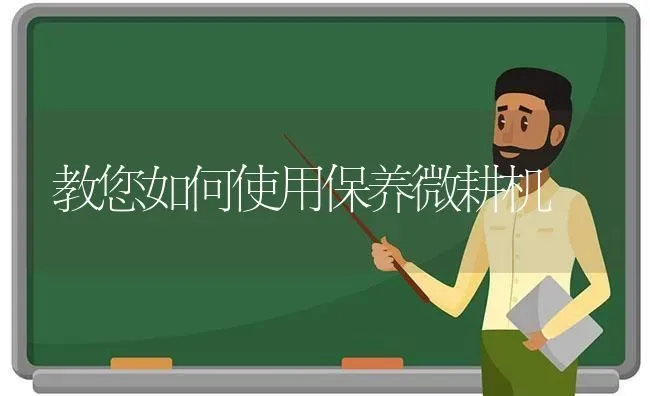 教您如何使用保养微耕机 | 养殖知识