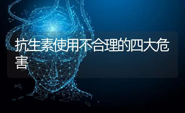 抗生素使用不合理的四大危害 | 养殖知识