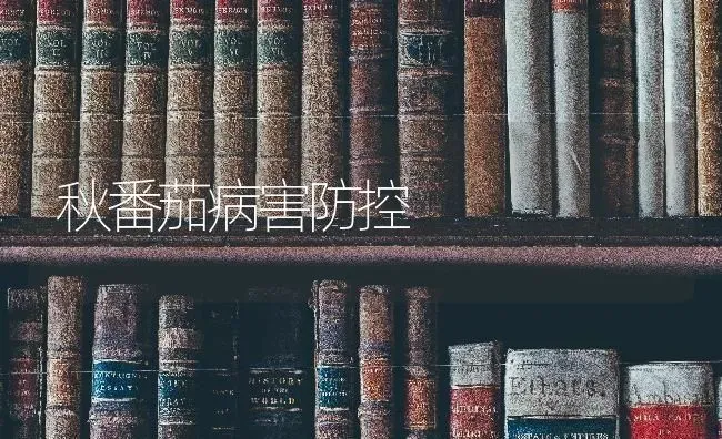 秋番茄病害防控 | 养殖知识