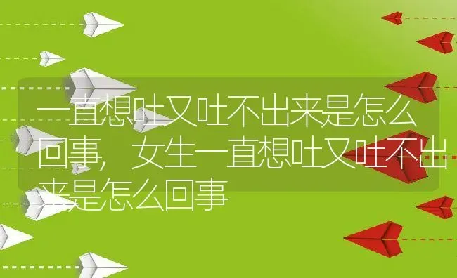 一直想吐又吐不出来是怎么回事,女生一直想吐又吐不出来是怎么回事 | 养殖科普