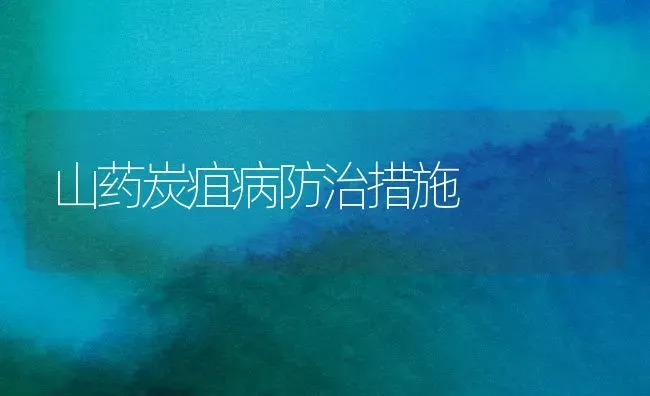 山药炭疽病防治措施 | 养殖技术大全