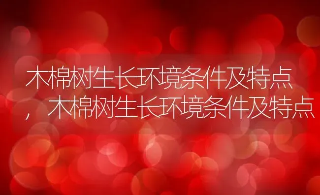 木棉树生长环境条件及特点,木棉树生长环境条件及特点 | 养殖科普