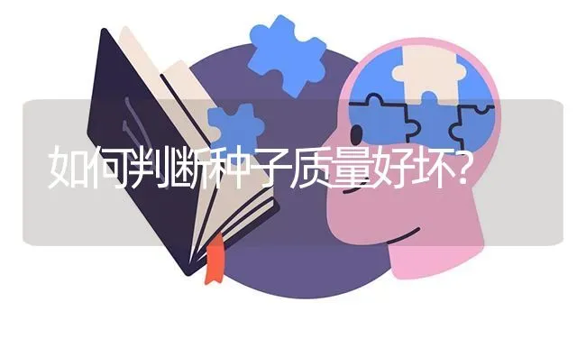 如何判断种子质量好坏? | 养殖技术大全