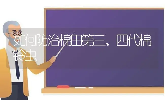 如何防治棉田第三、四代棉铃虫 | 养殖知识