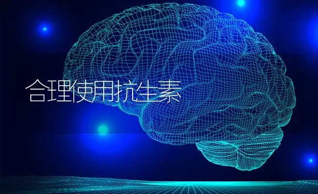 合理使用抗生素 | 养殖技术大全
