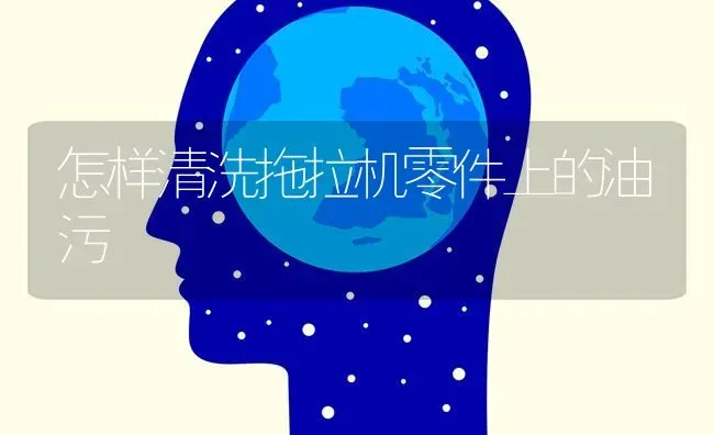 怎样清洗拖拉机零件上的油污 | 养殖知识