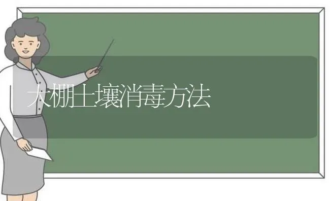 大棚土壤消毒方法 | 养殖技术大全
