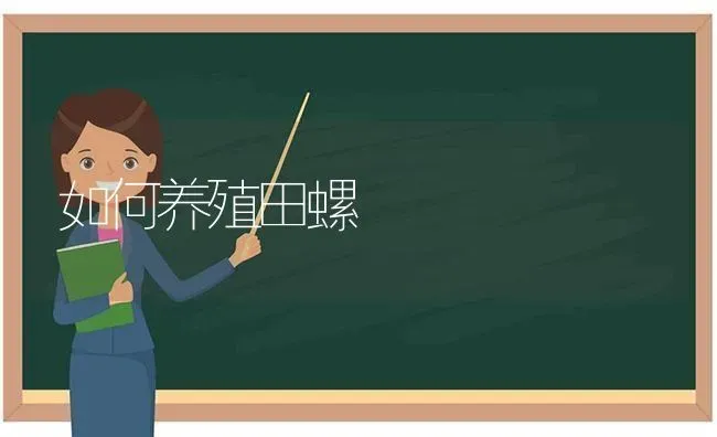 如何养殖田螺 | 养殖技术大全