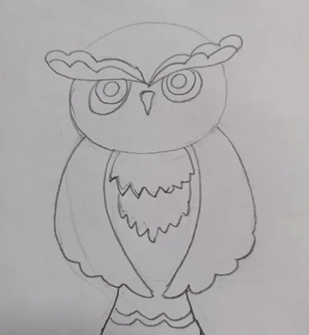 凤凰怎么画漂亮,凤凰和猫头鹰简笔画？