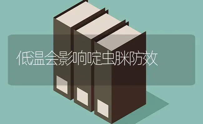 低温会影响啶虫脒防效 | 养殖知识