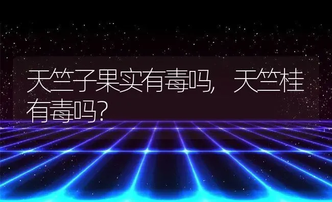 天竺子果实有毒吗,天竺桂有毒吗？ | 养殖科普