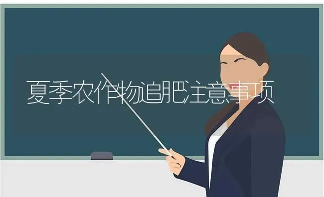 夏季农作物追肥注意事项 | 养殖技术大全